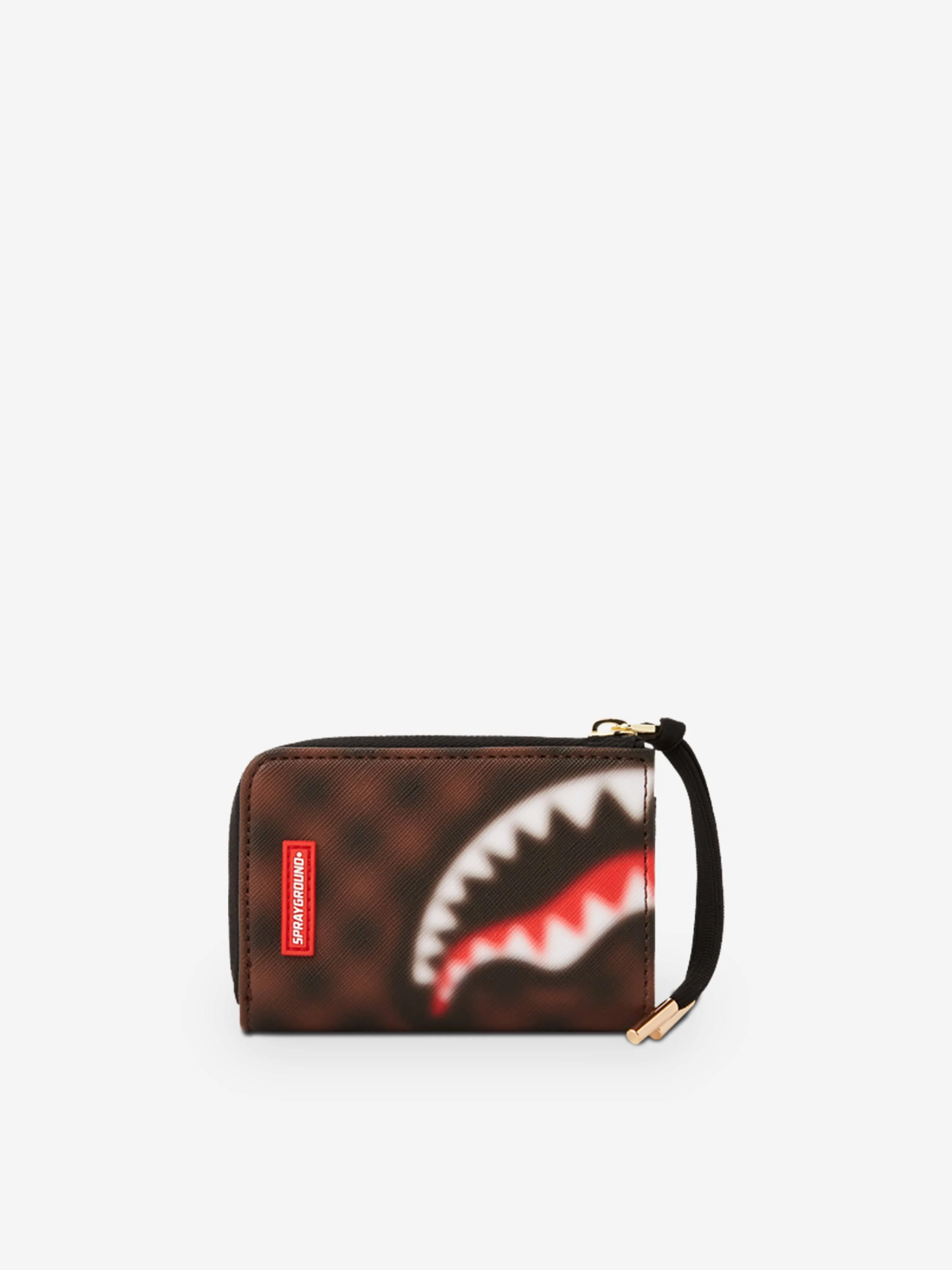 Sprayground Kids Sharks in Paris Blur Wallet in Brown (11.43 cm)