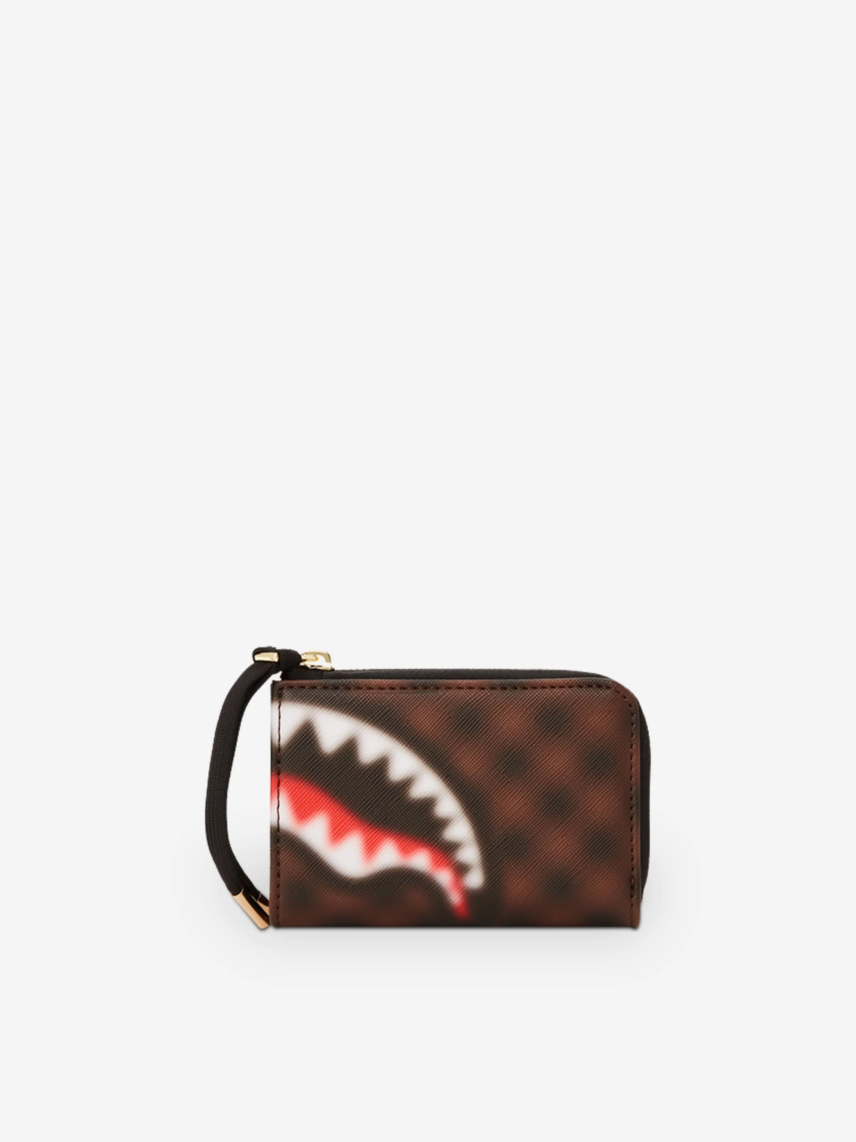 Sprayground Kids Sharks in Paris Blur Wallet in Brown (11.43 cm)