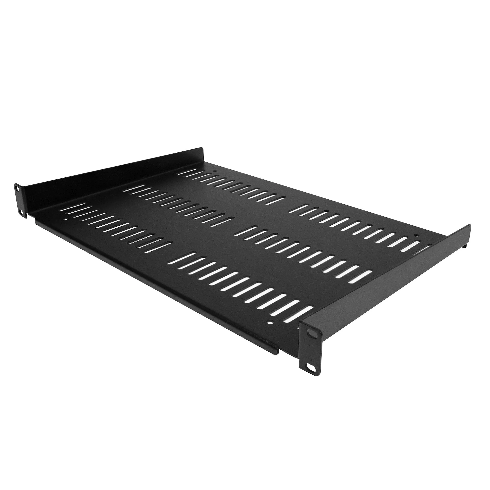 Startech.Com 1U Vented Server Rack Cabinet Shelf, 12In Deep Fixed Cantilever Tray, Rackmount Shelf For 19" Av/Data/Netwo