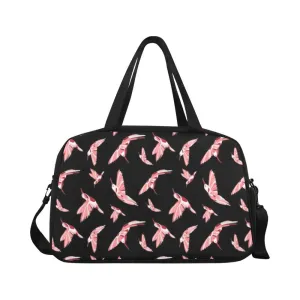 Strawberry Black Fitness Handbag