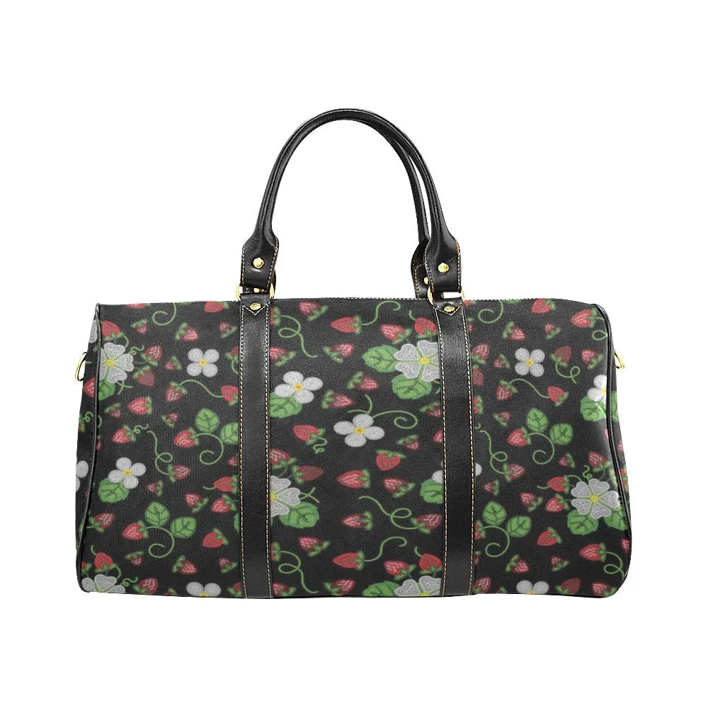 Strawberry Dreams Midnight Waterproof Travel Bag