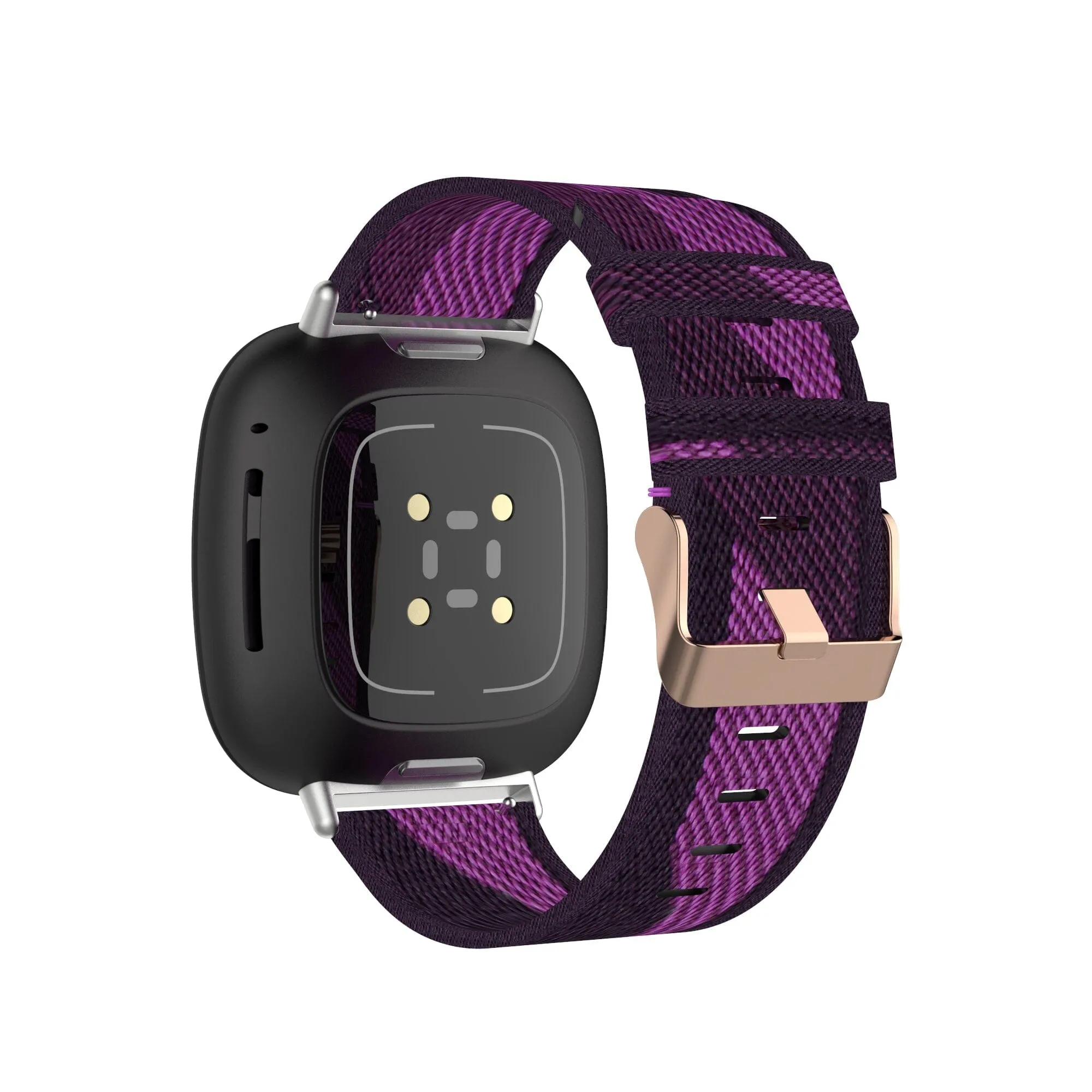 Stylish Canvas Watch Straps Compatible with Fitbit Charge 3