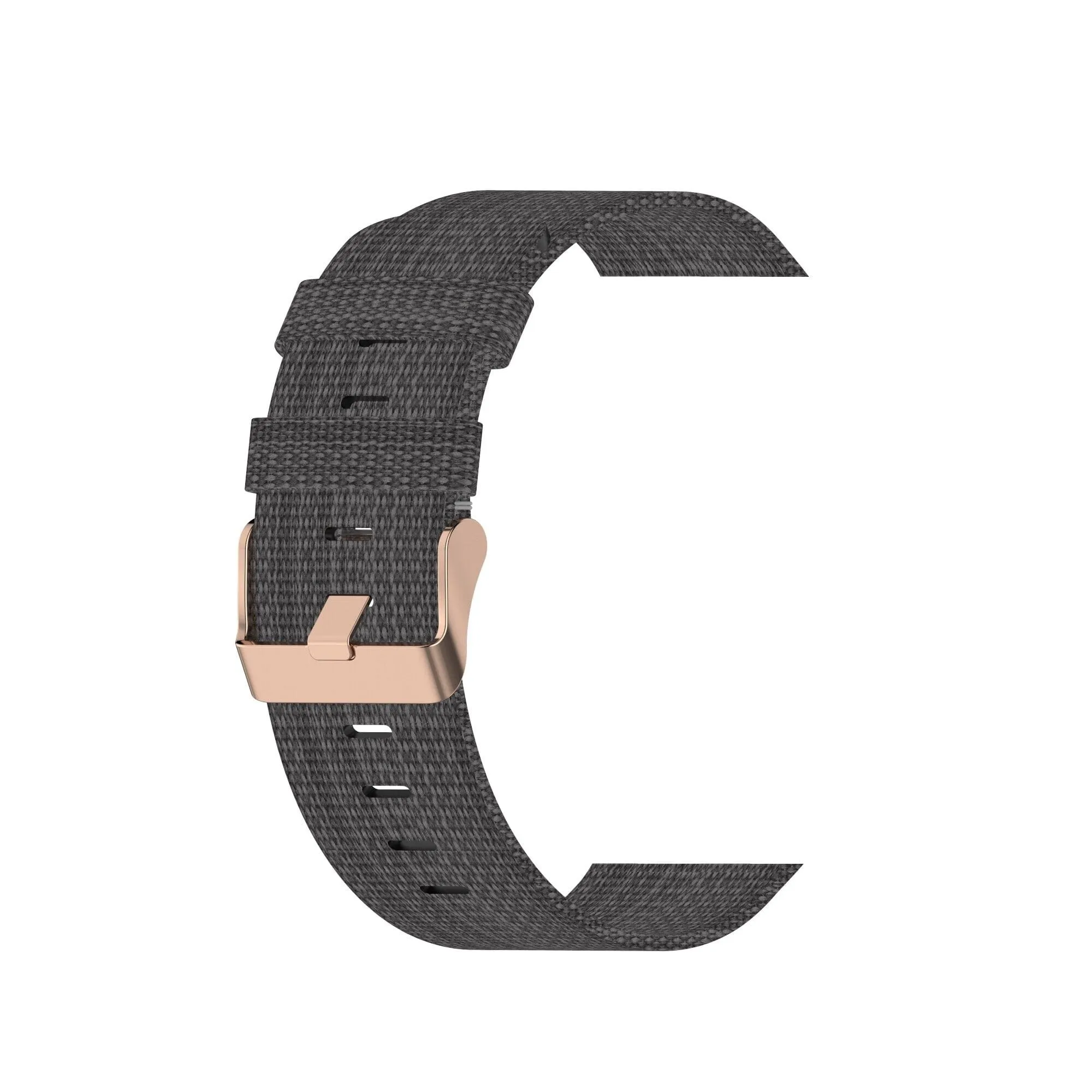 Stylish Canvas Watch Straps Compatible with Fitbit Charge 3