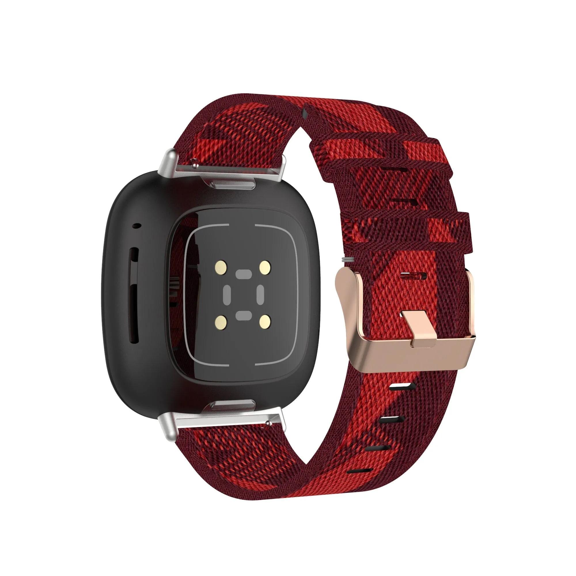 Stylish Canvas Watch Straps Compatible with Fitbit Sense 2