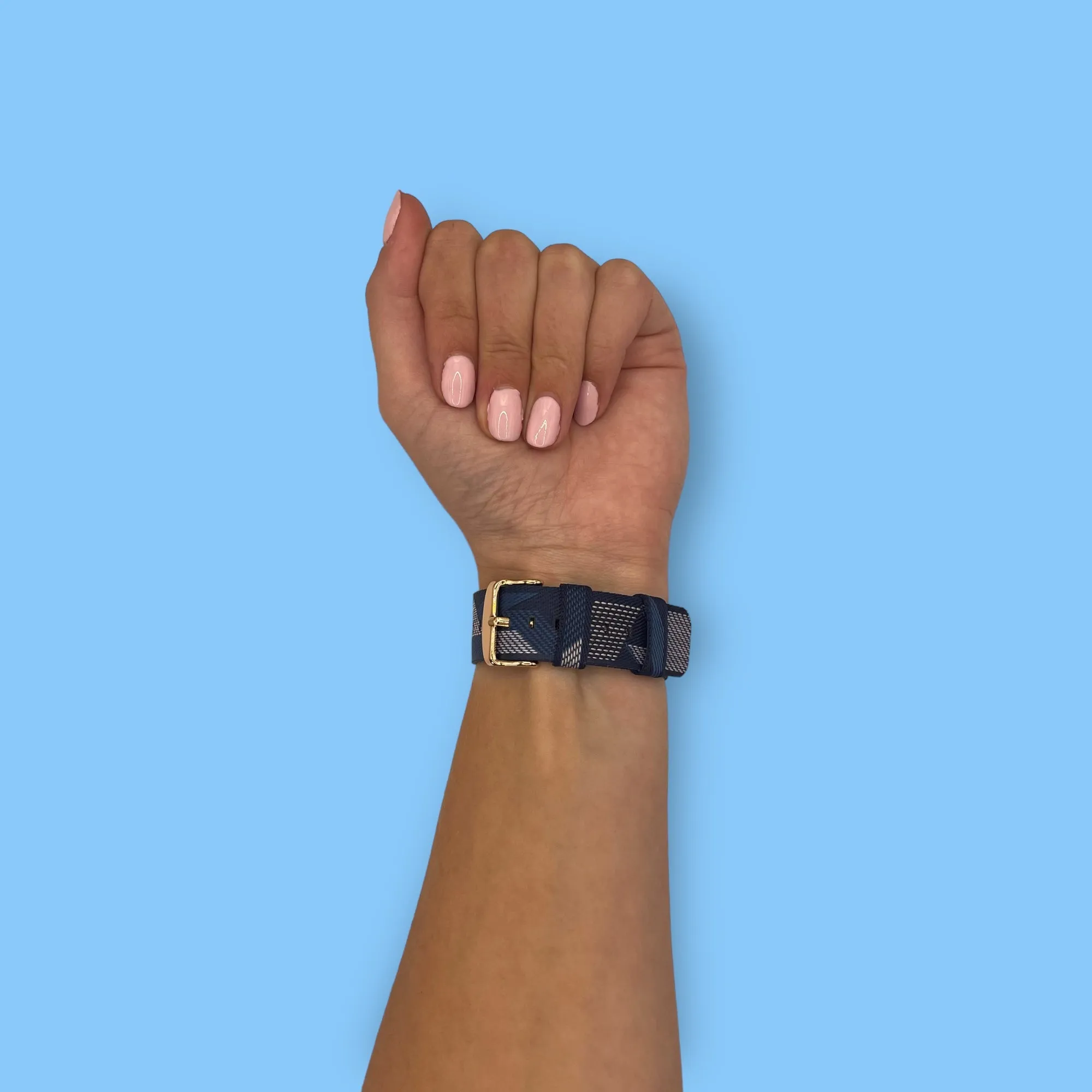 Stylish Canvas Watch Straps Compatible with Fitbit Versa