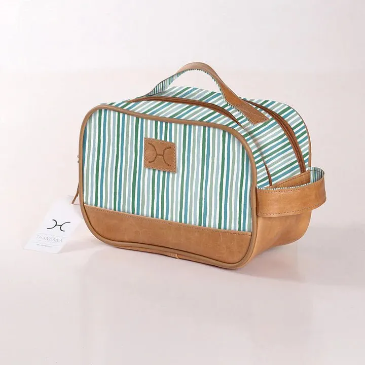 Thandana Laminated Fabric Vanity Bag