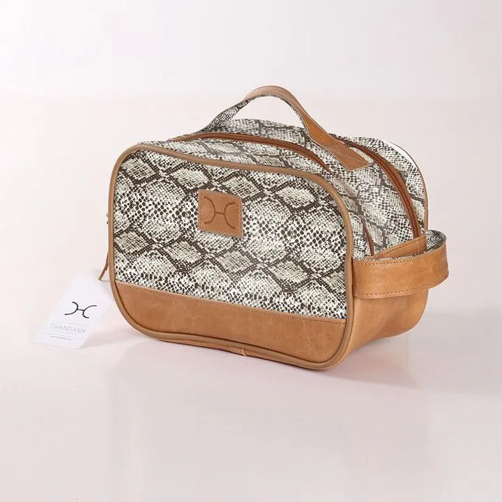 Thandana Laminated Fabric Vanity Bag