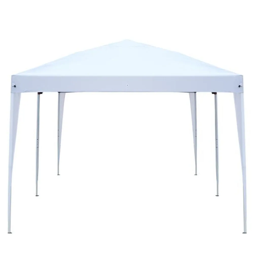 THBOXES Portable Instant Open Canopy Shade Shelter 2 Door Gazebo Tent White