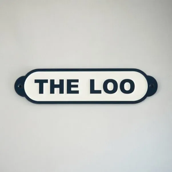 The Loo Metal Wall Mounted Plaque