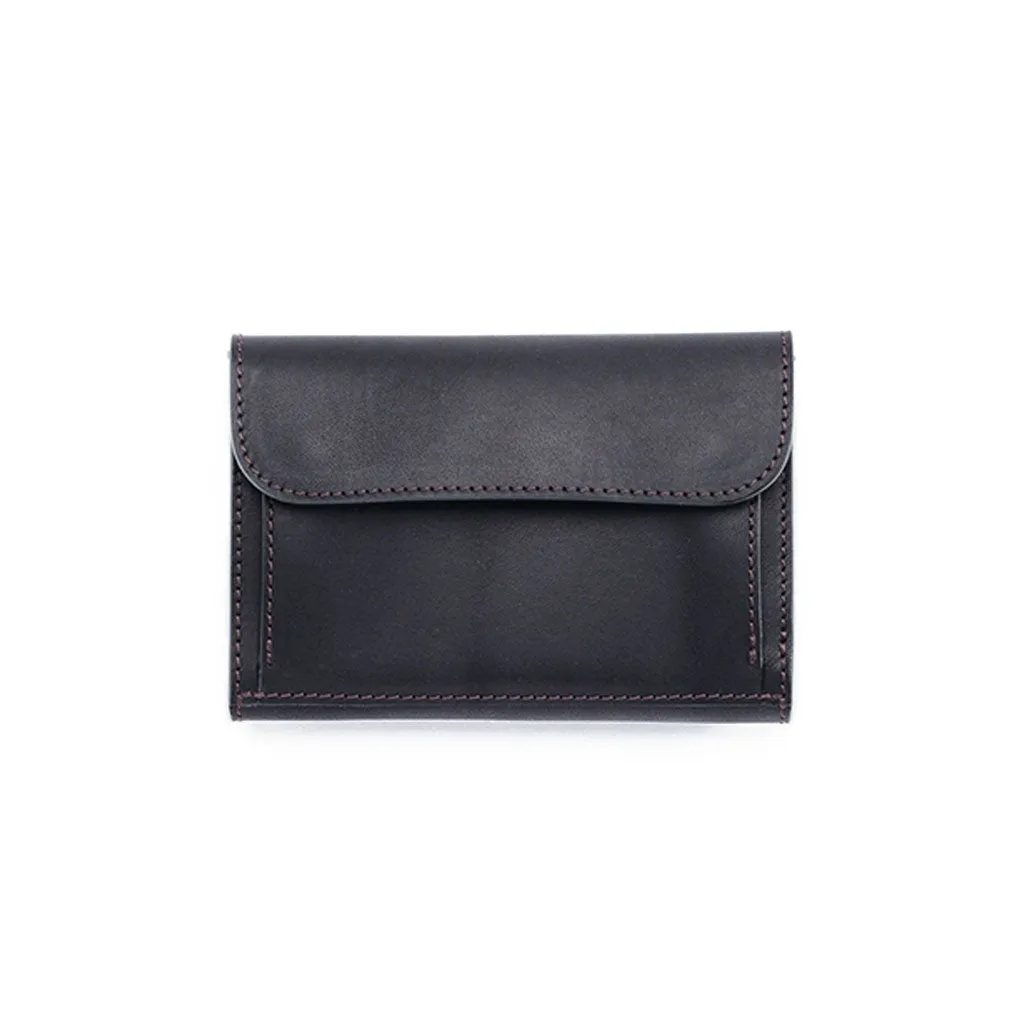 The Superior Labor Outside Pocket Leather Middle Wallet