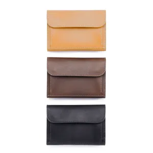 The Superior Labor Outside Pocket Leather Middle Wallet