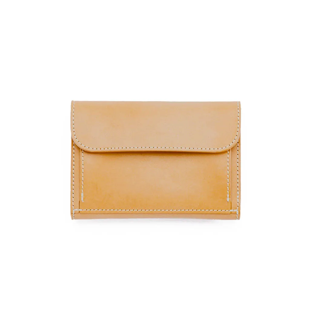 The Superior Labor Outside Pocket Leather Middle Wallet