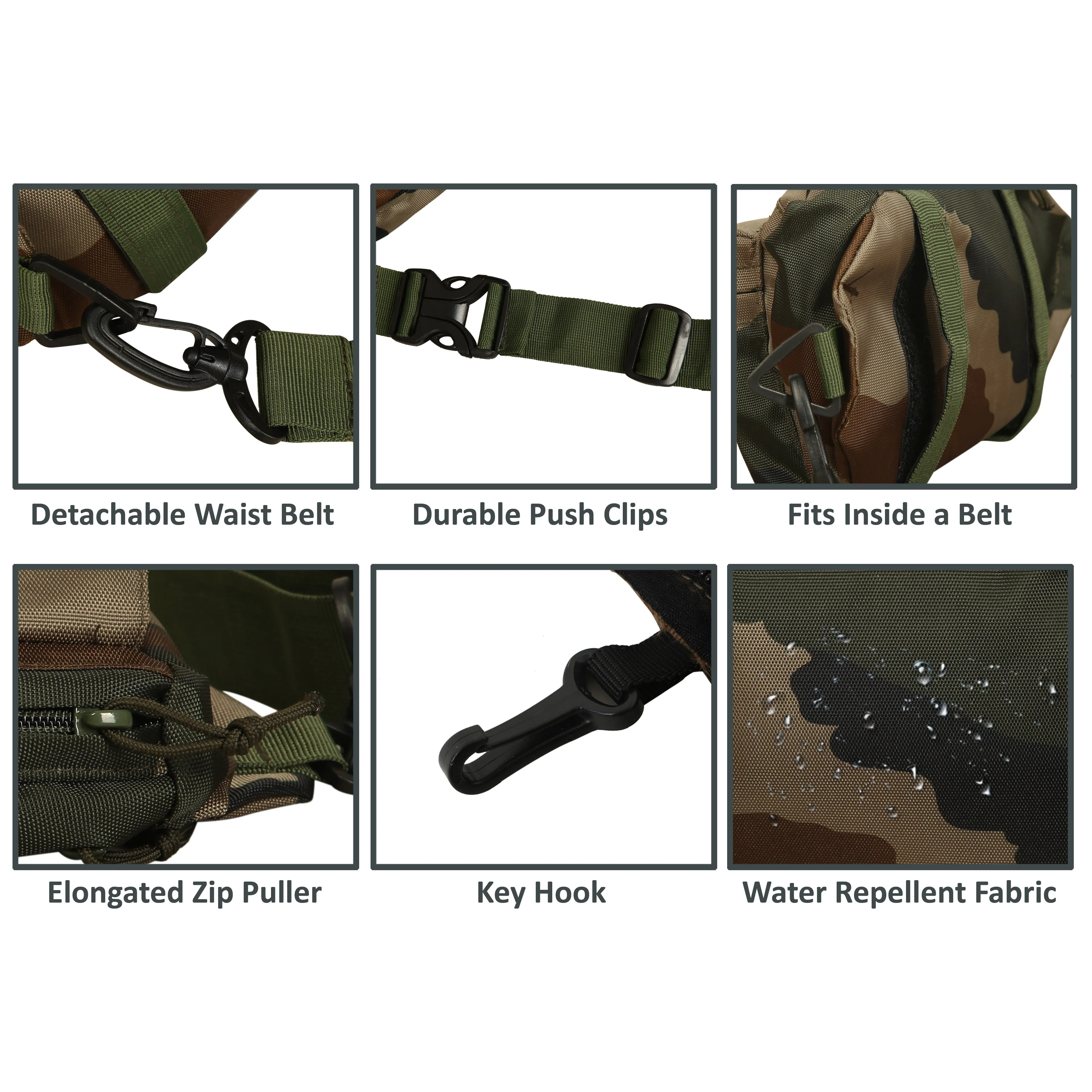 Tripole Waist Pack - Multi-Purpose Fanny Bag | Indian Army