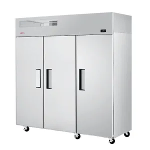 Turbo Air EF72-3-N 78" Solid Door Reach-In Top Mount Freezer