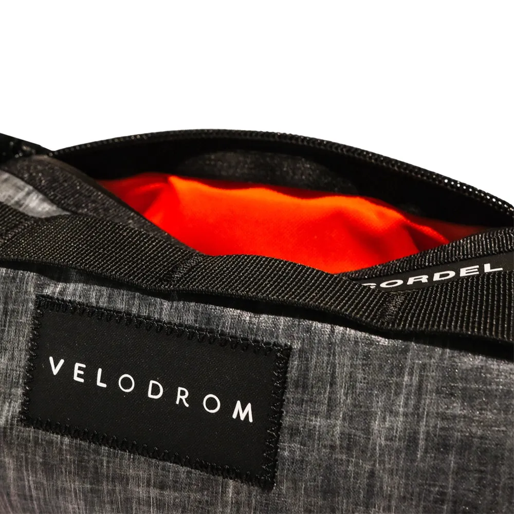 VELODROM by Cordel Durum Mini Handlebar Bag - Classic Graphic Grey Metallic