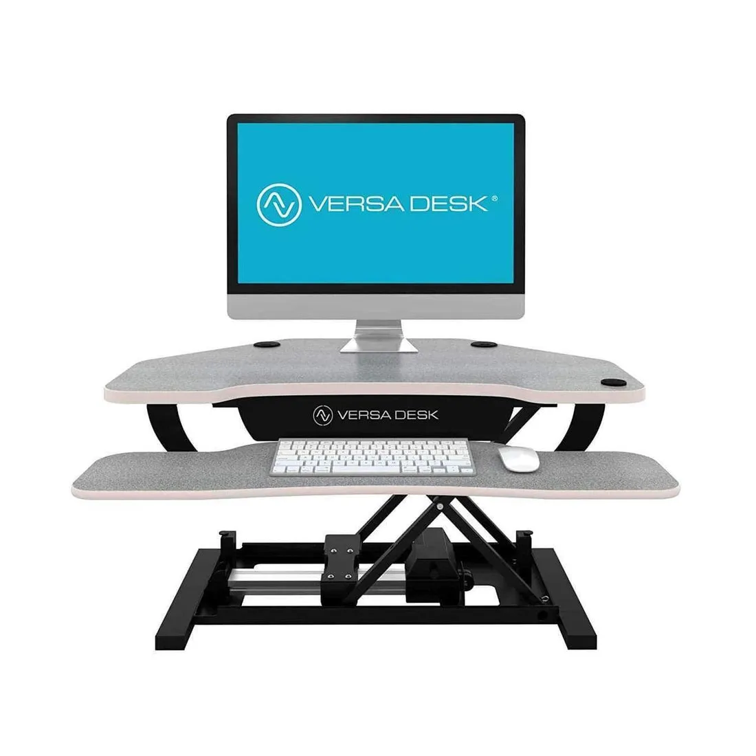 VersaDesk Power Pro Corner Electric Standing Desk Converter, VT7710000