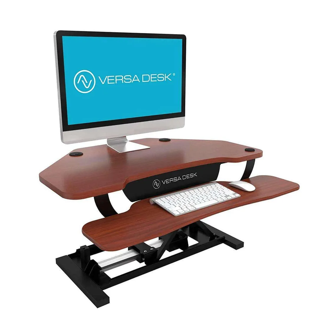 VersaDesk Power Pro Corner Electric Standing Desk Converter, VT7710000