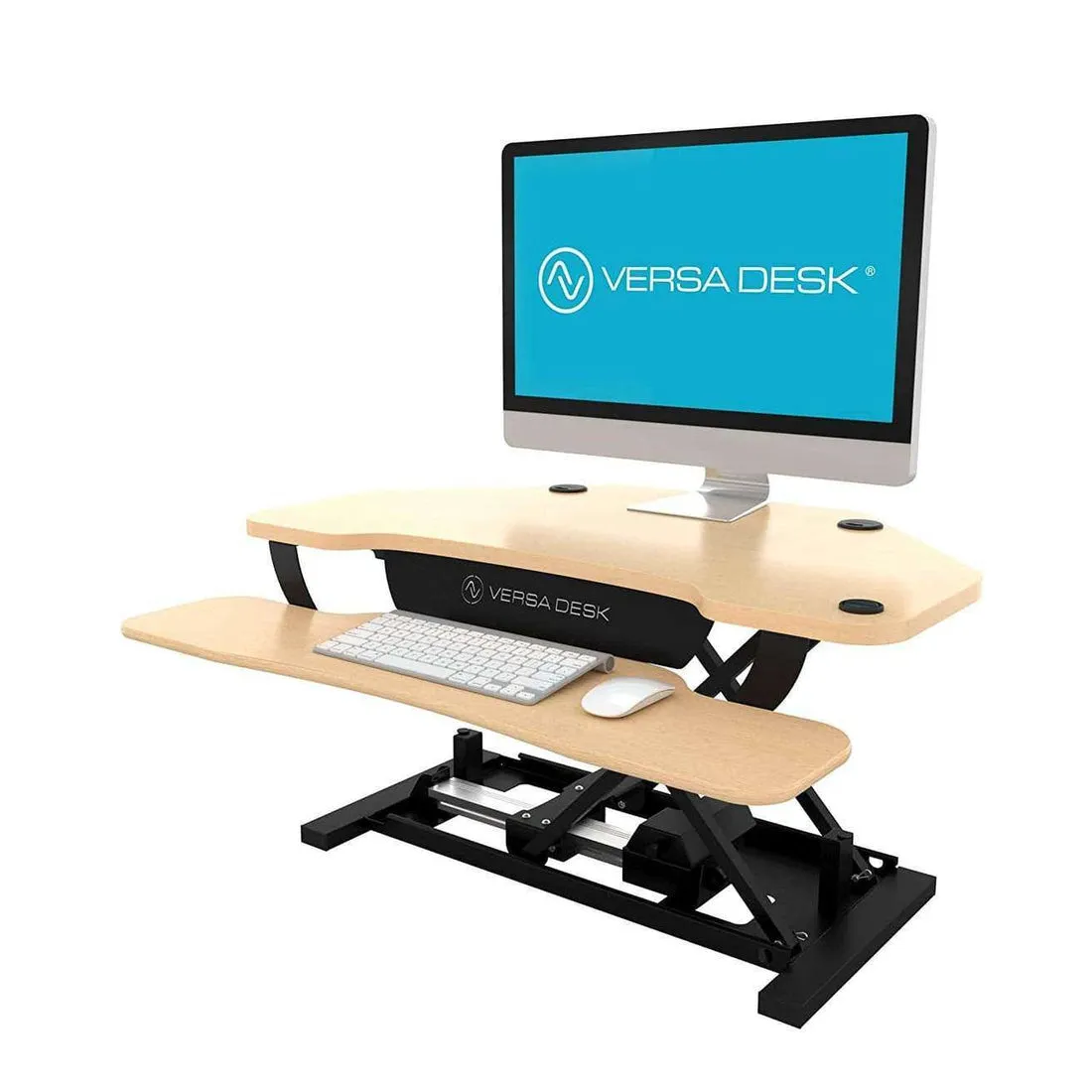 VersaDesk Power Pro Corner Electric Standing Desk Converter, VT7710000