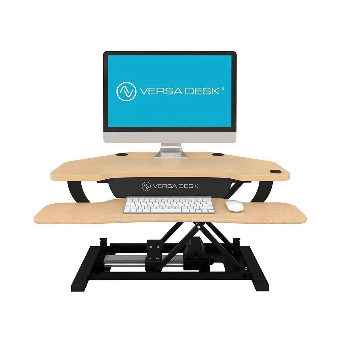 VersaDesk Power Pro Corner Electric Standing Desk Converter, VT7710000