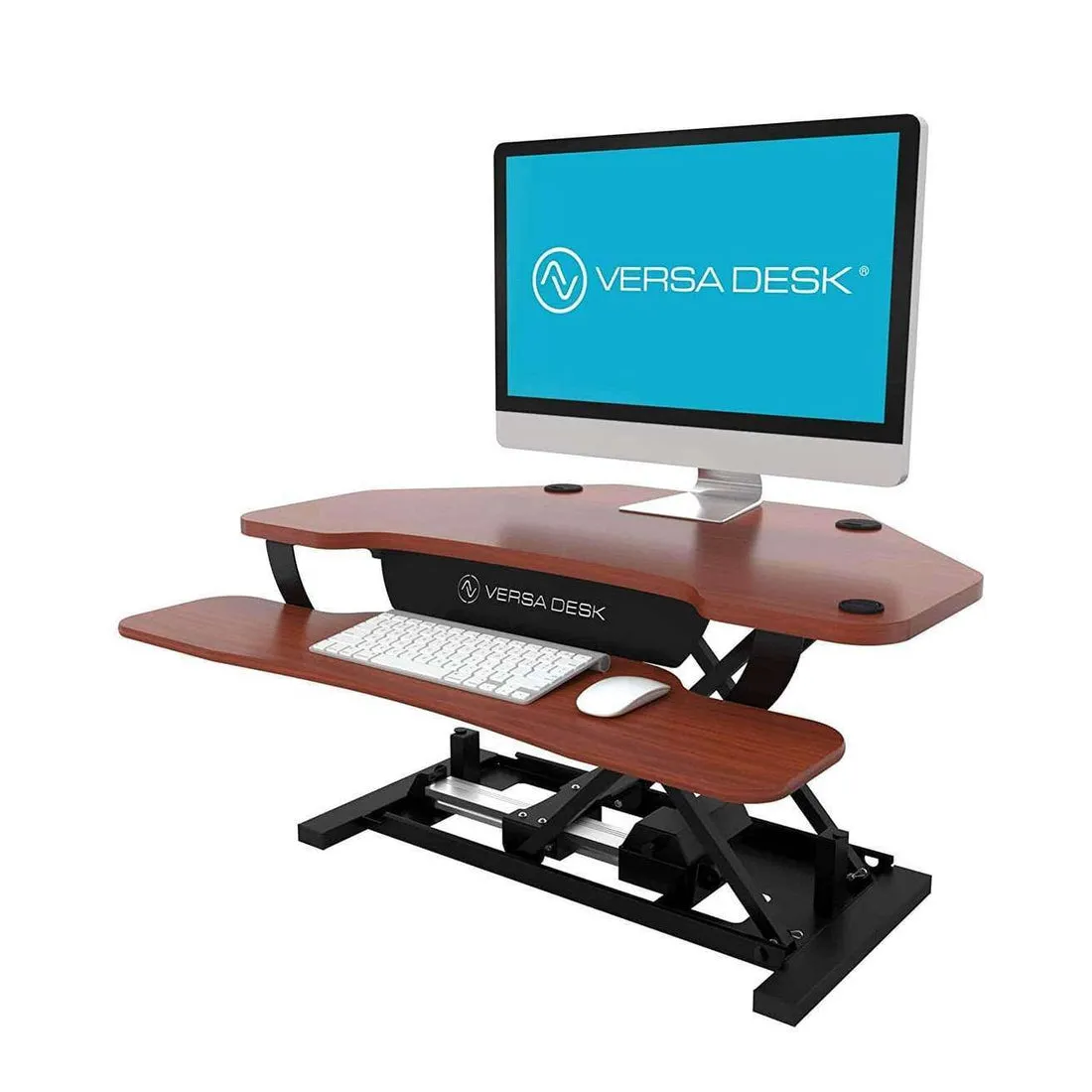 VersaDesk Power Pro Corner Electric Standing Desk Converter, VT7710000