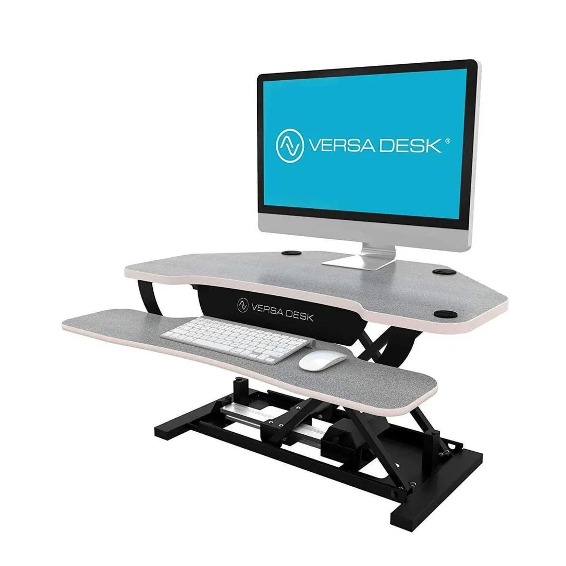 VersaDesk Power Pro Corner Electric Standing Desk Converter, VT7710000