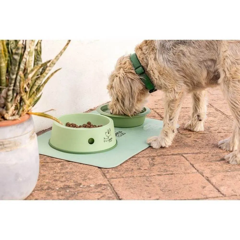 Vigar Pets Club 3 in 1 Pet Food Bowl Green