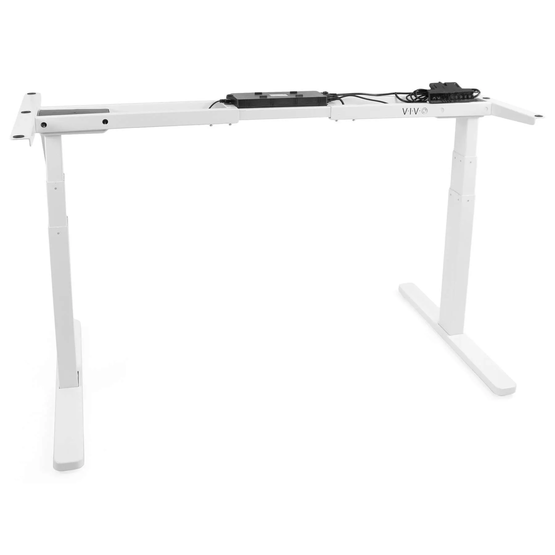 VIVO Electric 43" to 74"Long Height-Adjustable Standing Desk Frame, DESK-V120EB/V120EW