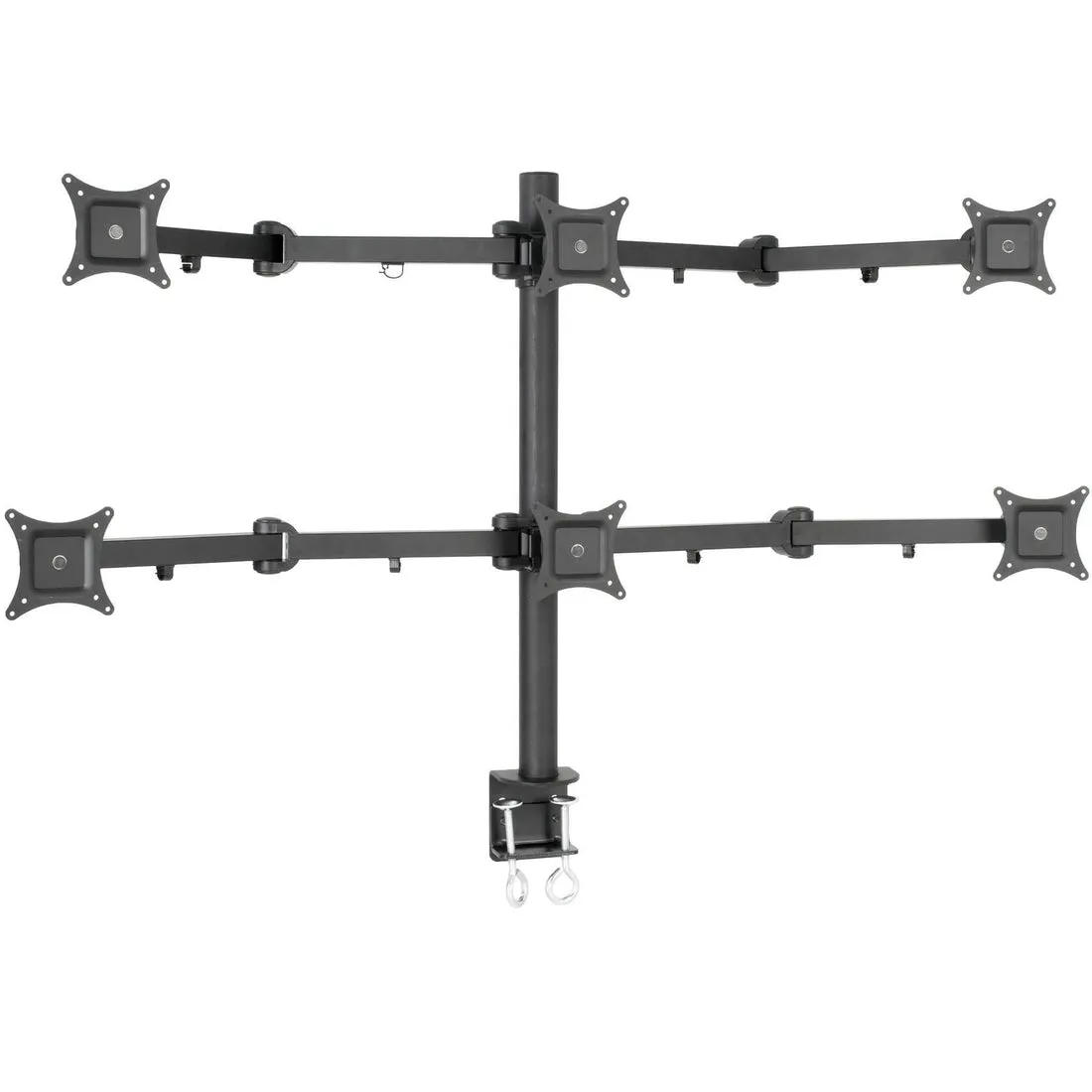 VIVO Hex 6-Monitor Desk Mount Stand for Monitors up to 32", STAND-V106A/STAND-V006