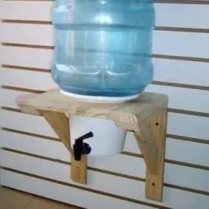 Wall-Mounted Wooden Water Dispenser/ Bisleri 20 Litres Stand By Miza