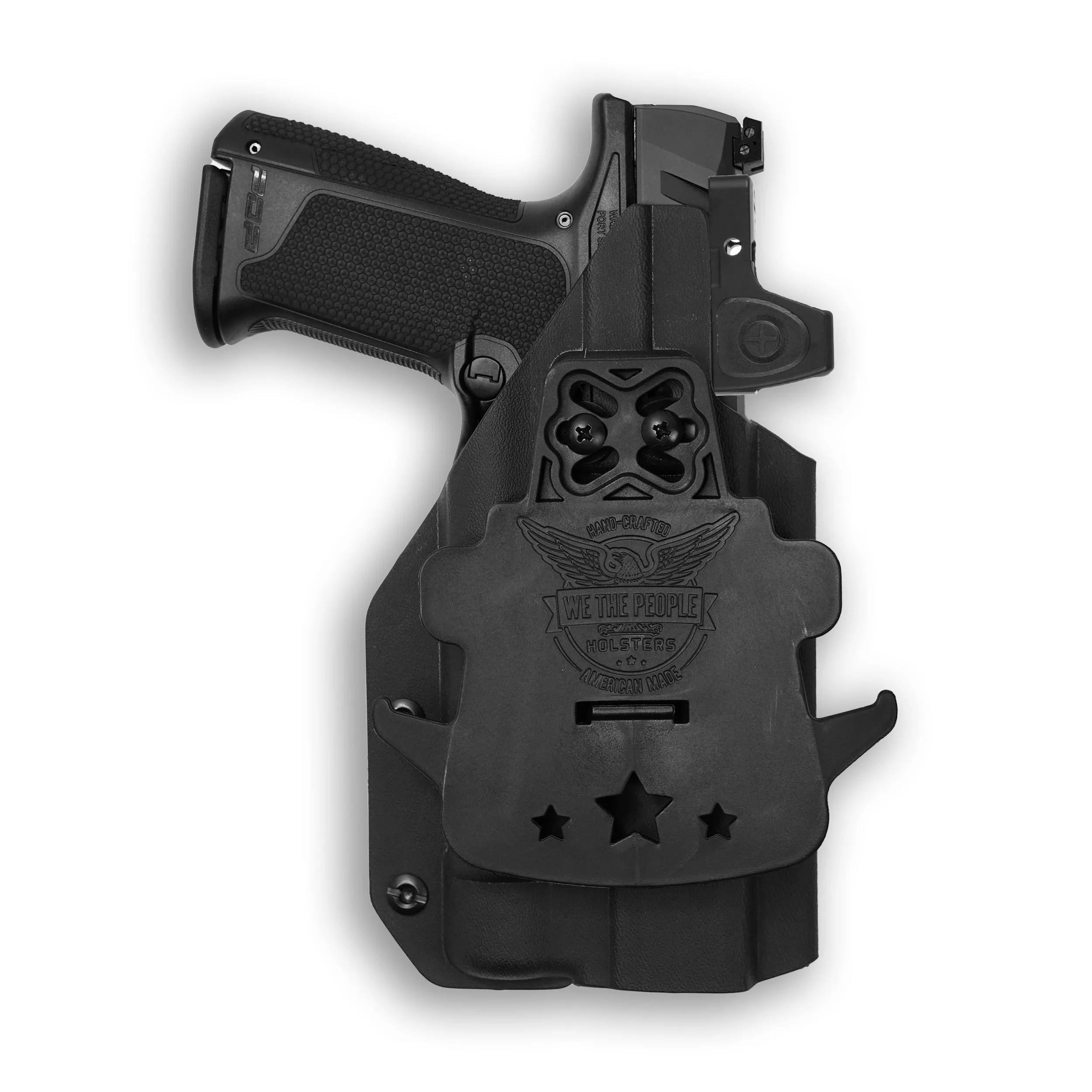 Walther PDP Pro SD Compact 4" with Streamlight TLR-1/1S/HL Light Red Dot Optic Cut OWB Holster