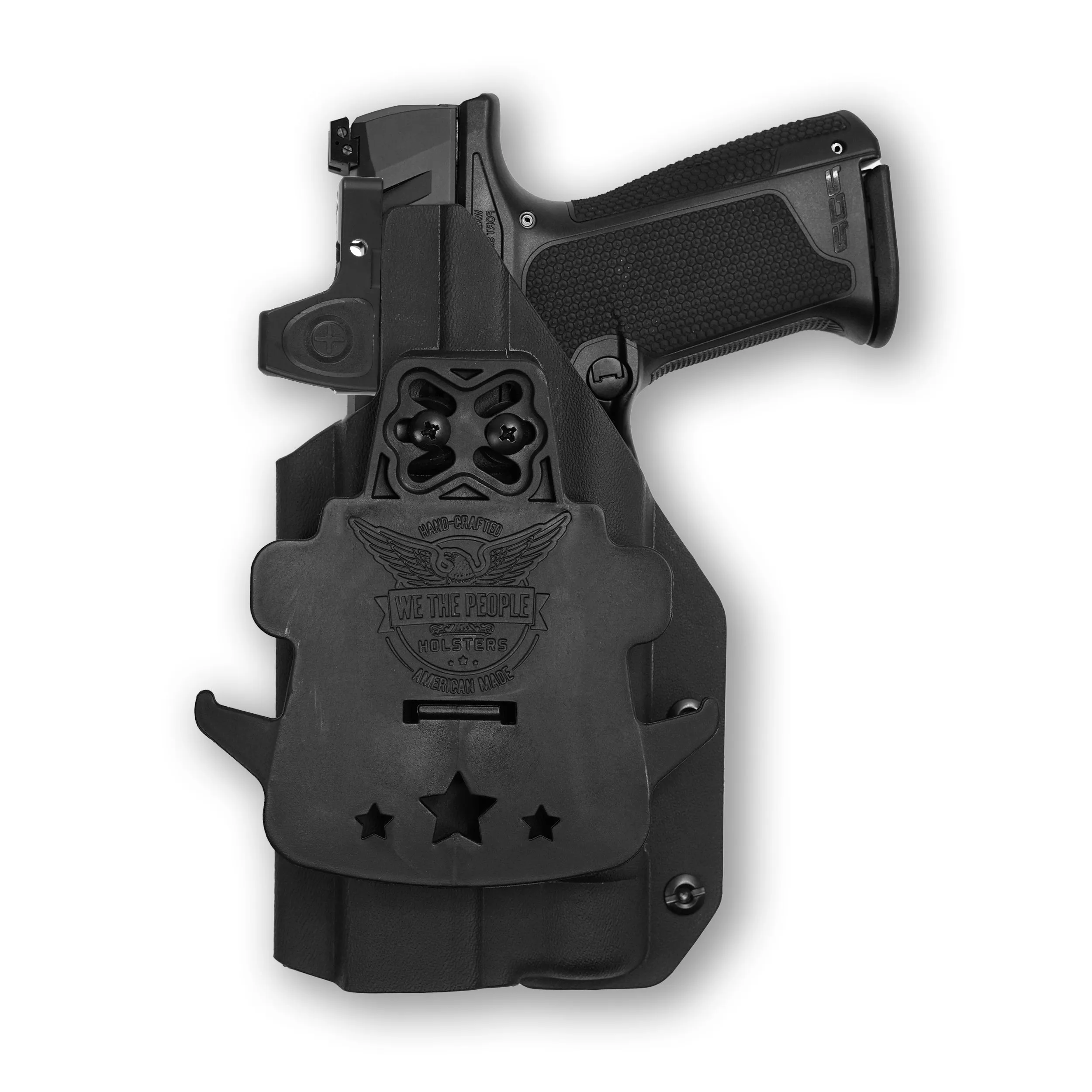 Walther PDP Pro SD Compact 4" with Streamlight TLR-1/1S/HL Light Red Dot Optic Cut OWB Holster