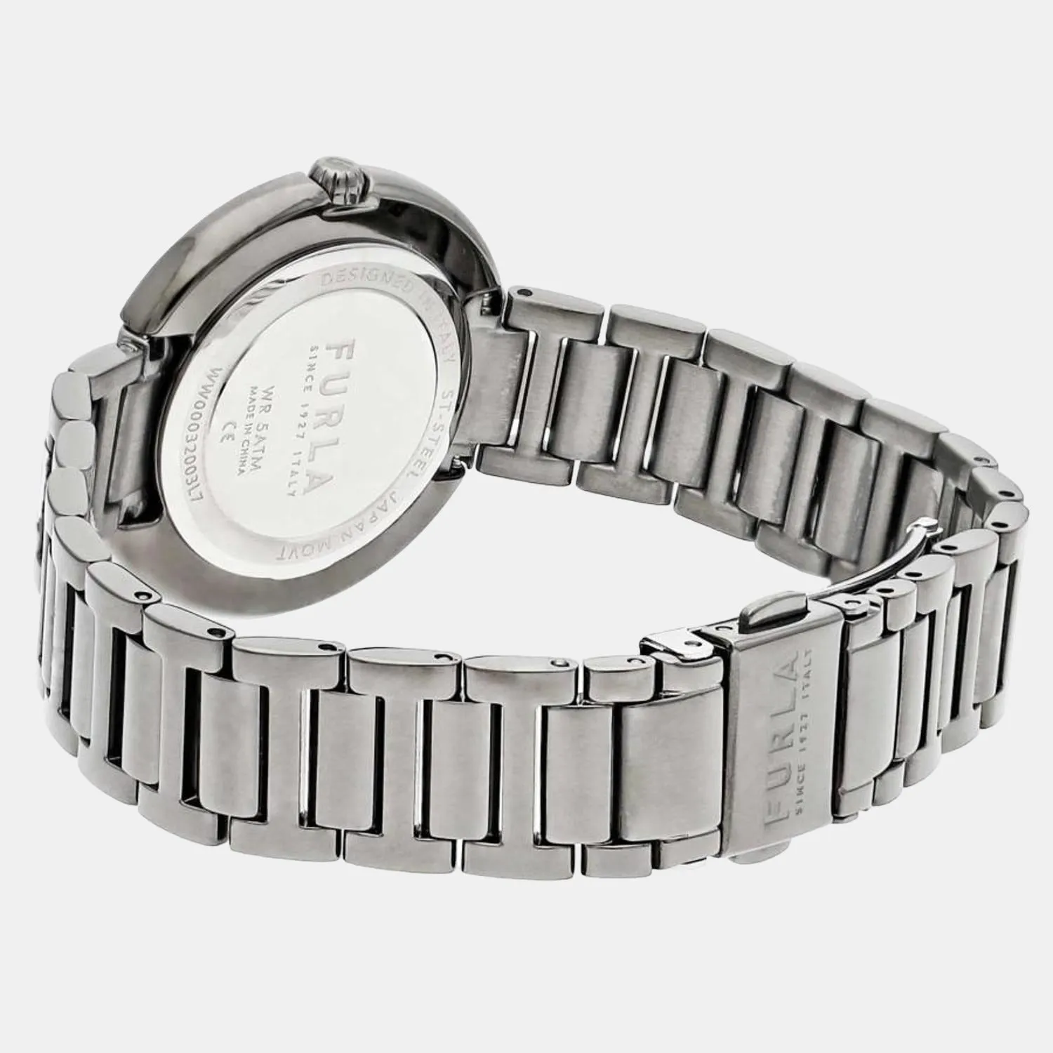 Women Black Analog Stainless Steel Watch WW00032003L7