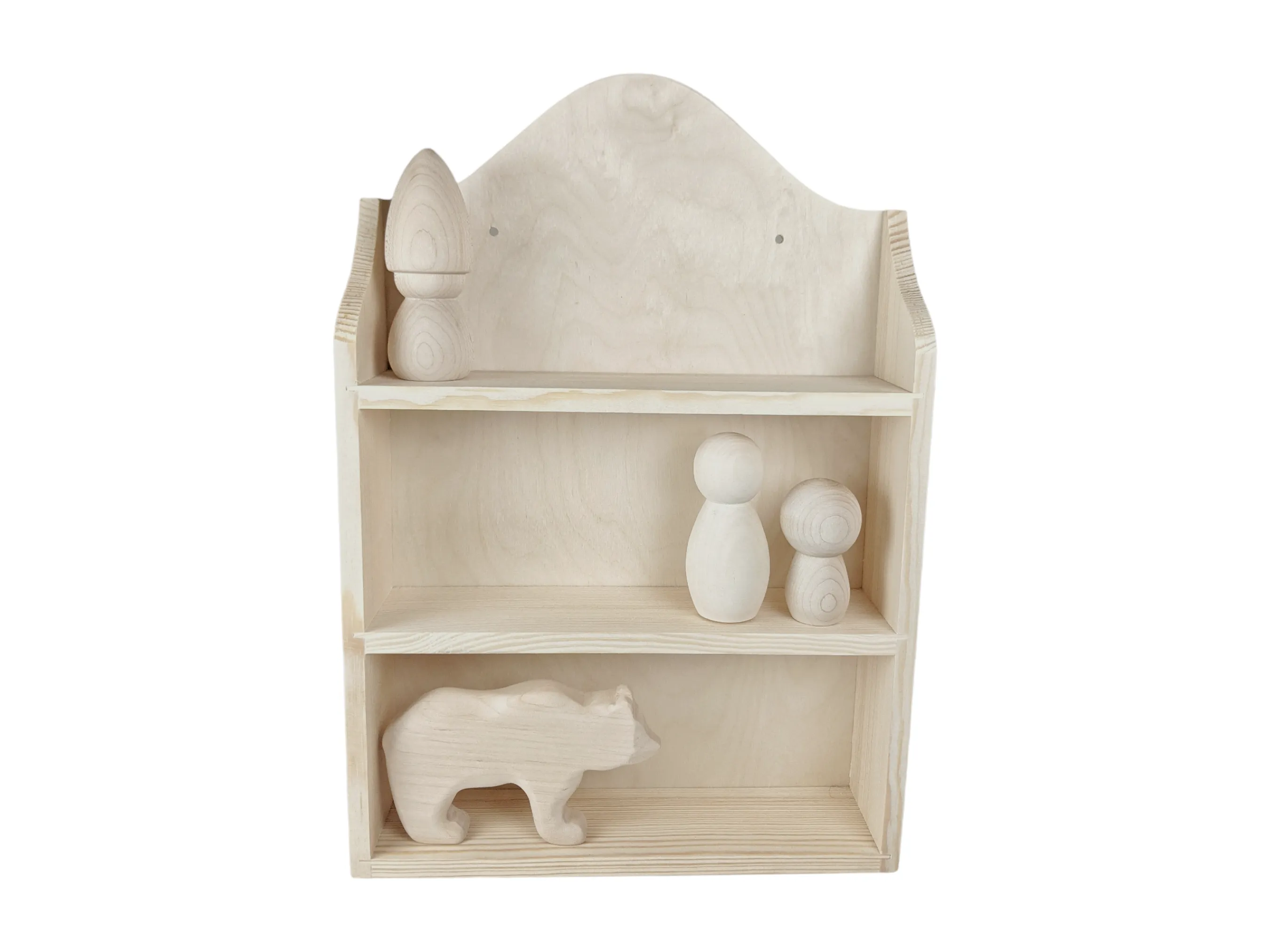 Wooden Spice Shelf